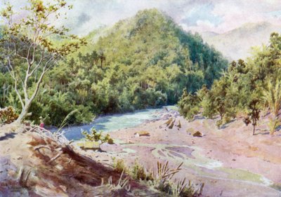 Camp minier aux rapides - Robert George Talbot Kelly